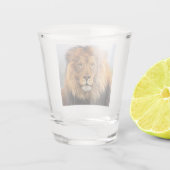 afrikanische Lion 1 Schnapsglas (Rückseite)