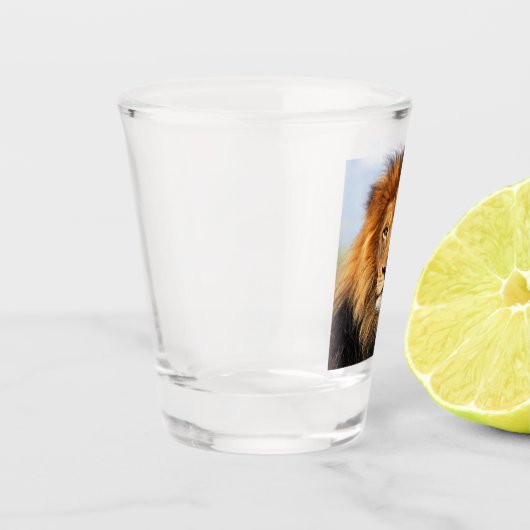 afrikanische Lion 1 Schnapsglas (Links)