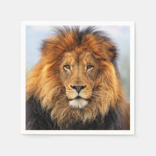 afrikanische Lion 1 Serviette