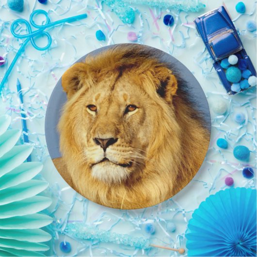 afrikanische Lion 2 Pappteller (Party)