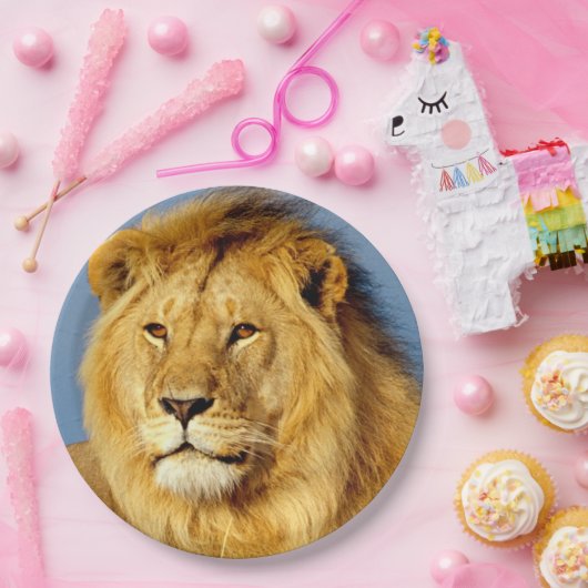 afrikanische Lion 2 Pappteller (Party)