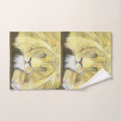 Afrikanische Lion Badhandtuch Set (Handtuch)