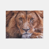 Afrikanische Lion Fleecedecke (Vorderseite (Horizontal))