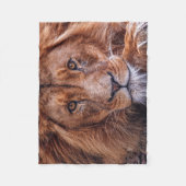 Afrikanische Lion Fleecedecke (Vorderseite)