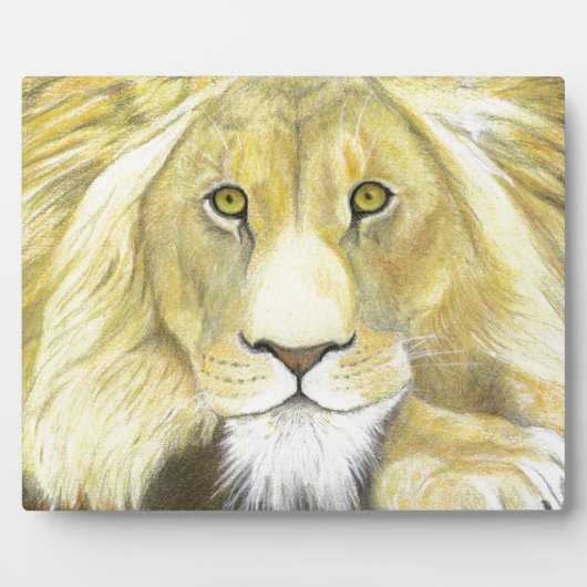 Afrikanische Lion Fotoplatte (Vorderseite)