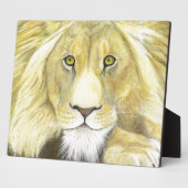 Afrikanische Lion Fotoplatte (Seite)