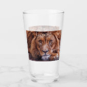Afrikanische Lion Glas (Vorderseite)