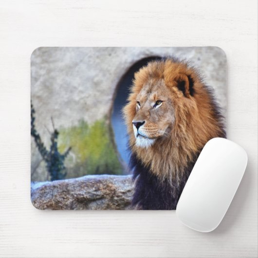 Afrikanische Lion Mousepad (Mit Mouse)