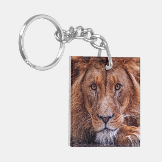 Afrikanische Lion Schlüsselanhänger (Vorderseite links)