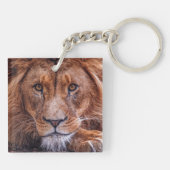 Afrikanische Lion Schlüsselanhänger (Rückseite)