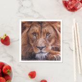 Afrikanische Lion Serviette (Beispiel)