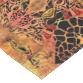 Afrikanische Mädchen und Giraffe Tablecloth Tischdecke (Schrägansicht)