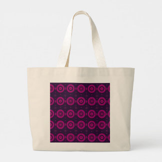 Afrikanische Magenta-Kreis-Muster-Minimalist-Tasch Jumbo Stoffbeutel