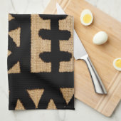 Afrikanische Majestät Geschirrtuch (Viertel Falte)