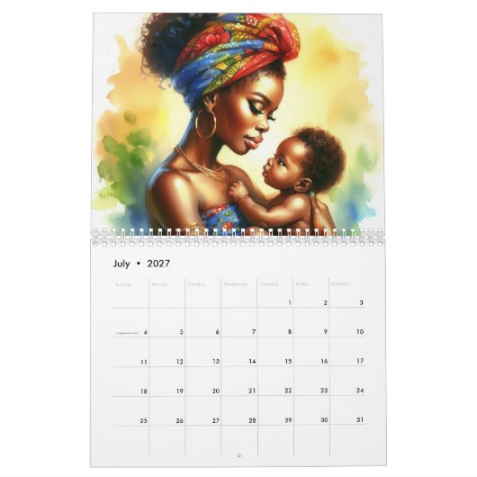 Afrikanische Mamas Kalender (Jul 2027)