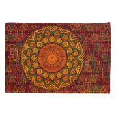 Afrikanische Mandala, polynesische Rundkonstruktio Kissenbezug (Rückseite)