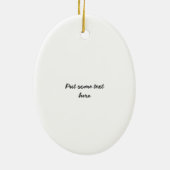 Afrikanische Mask Primitive Folk Art Keramikornament (Hinten)