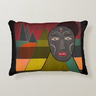 Afrikanische Maske , ethnische , max , Afrika , Ge Dekokissen