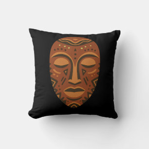 Afrikanische Maske Kissen
