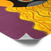 (Afrikanische Maske) Lady Poster (Ecke)