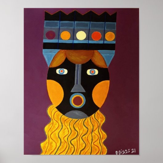 (Afrikanische Maske) Lady Poster (Vorne)