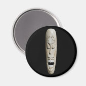 Afrikanische Maske Magnet (Vorderseite/Rückseite)