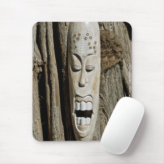 Afrikanische Maske Mousepad (Mit Mouse)
