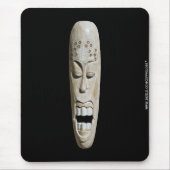 Afrikanische Maske Mousepad (Vorne)