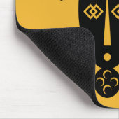 Afrikanische Maske Mousepad (Ecke)