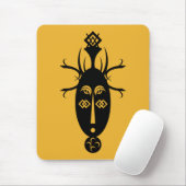 Afrikanische Maske Mousepad (Mit Mouse)