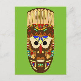 afrikanische Maske Postkarte