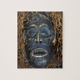 Afrikanische Maske Puzzle