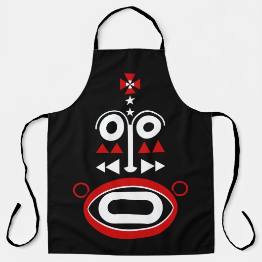 Afrikanische Maske Schürze (Vorderseite)