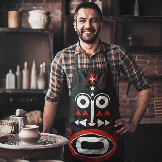 Afrikanische Maske Schürze