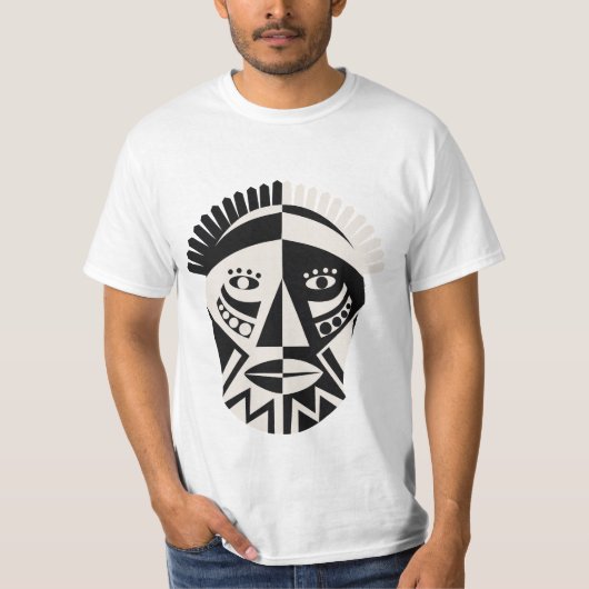 Afrikanische Maske T-Shirt (Vorderseite)