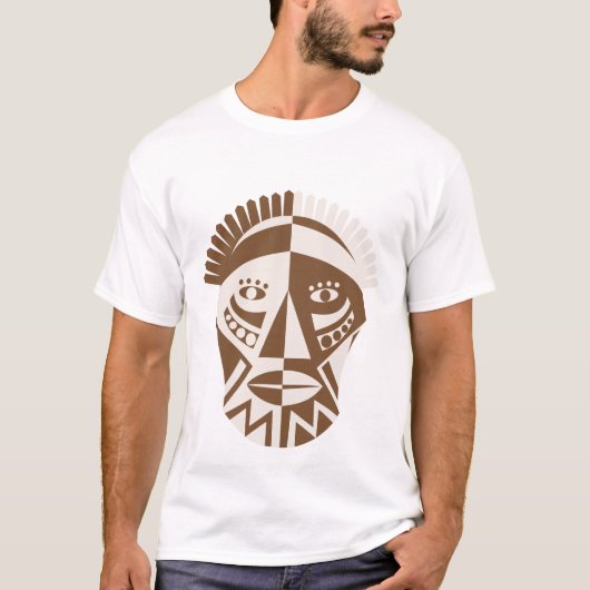 Afrikanische Maske T-Shirt (Vorderseite)