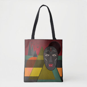 Afrikanische Maske Tasche