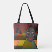 Afrikanische Maske Tasche (Rückseite)