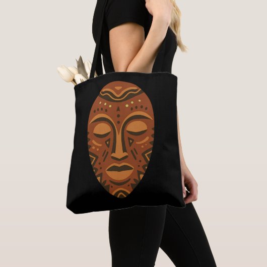 Afrikanische Maske Tasche (Von Nahem)