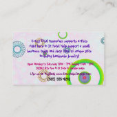 Afrikanische Masken — 3D-LOKALE GIFT-SHOP Visitenkarte (Rückseite)