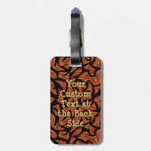 Afrikanische Masken Gepäckanhänger (Rückseite vertikal)