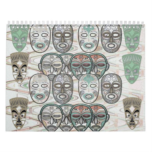 Afrikanische Masken Kalender (Titelbild)