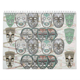 Afrikanische Masken Kalender