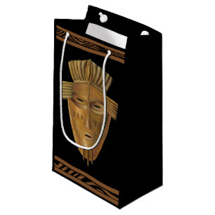 Afrikanische Masken-Malerei von Chariklia Zarris Kleine Geschenktüte