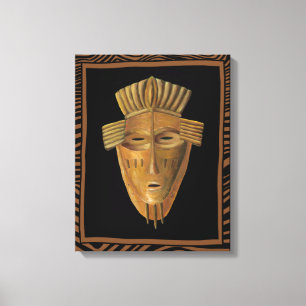 Afrikanische Masken-Malerei von Chariklia Zarris Leinwanddruck