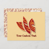 Afrikanische Masken Postkarte (Vorne/Hinten)