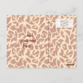 Afrikanische Masken Postkarte (Rückseite)