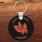 Afrikanische Masken Schlüsselanhänger (Vorderseite)