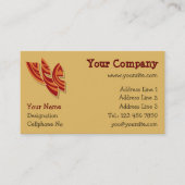 Afrikanische Masken Visitenkarte (Vorderseite)