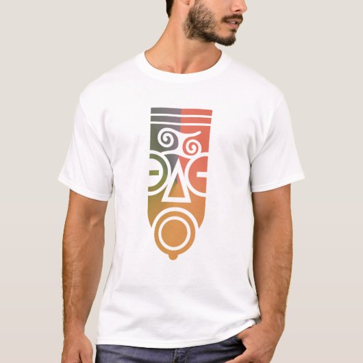 Afrikanische Maskenkunst T-Shirt (Vorderseite)